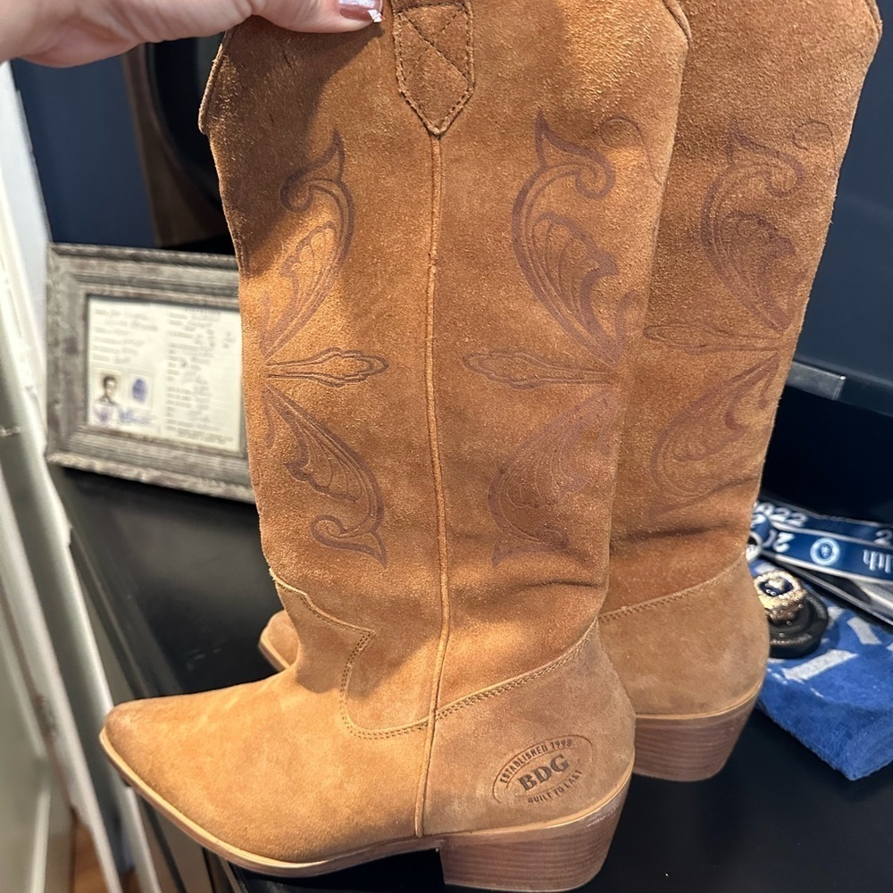 Urban Outfitters Camel Heeled Boots - Picture 7 of 12